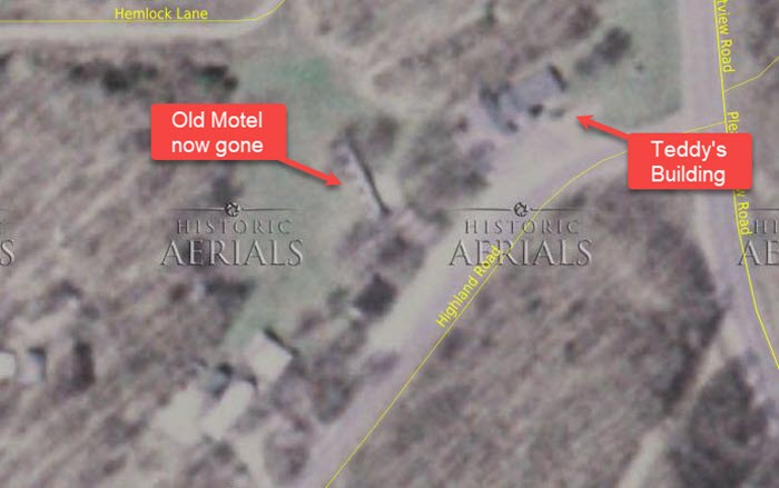 Teddy Griffins Roadhouse - 1982 Aerial Photo (newer photo)